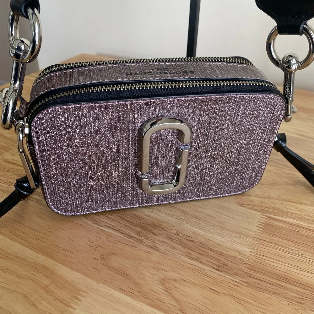 Marc Jacobs Glittery Pink Snapshot Bag - Picture 10 of 15